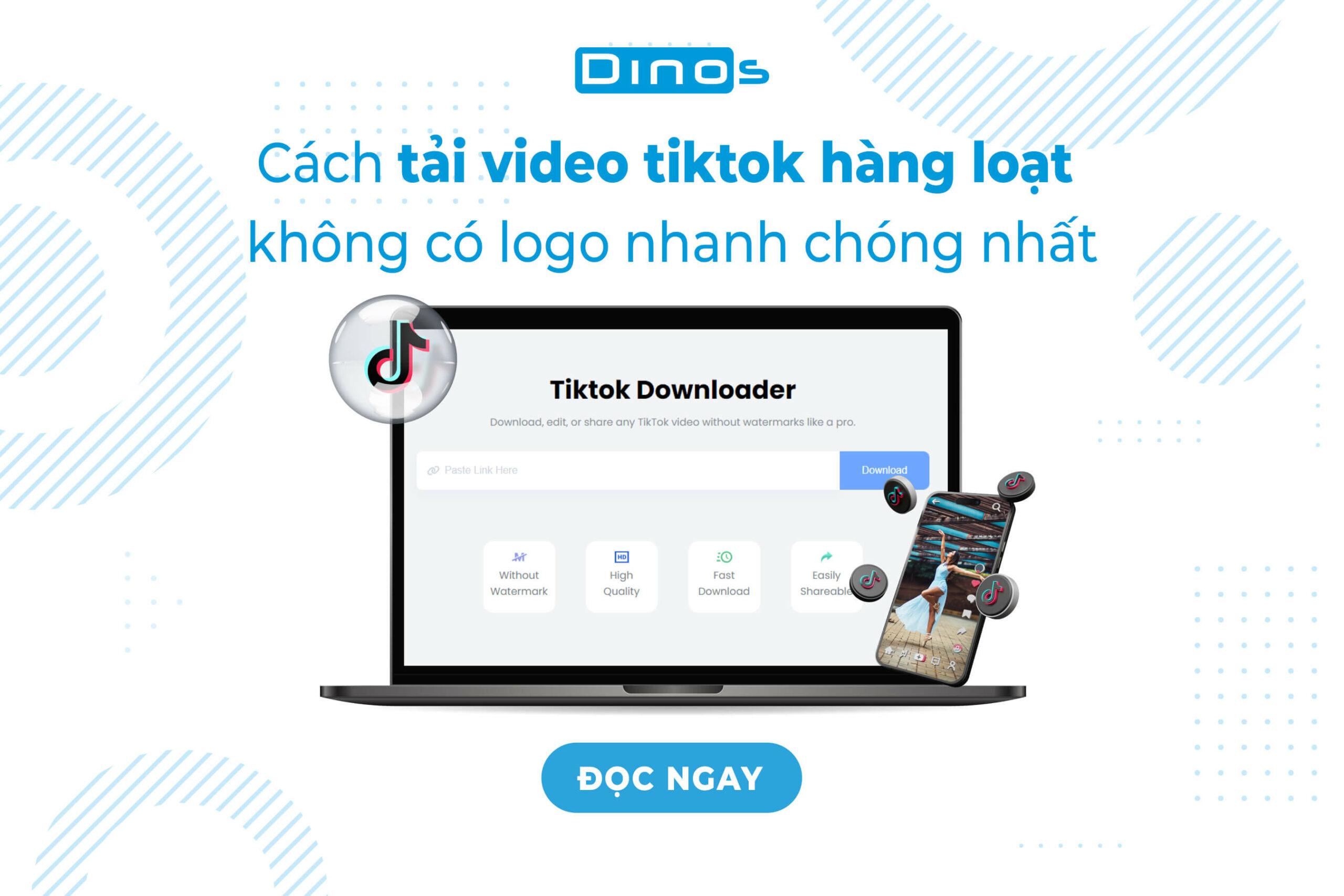 tool tải video tiktok không logo
